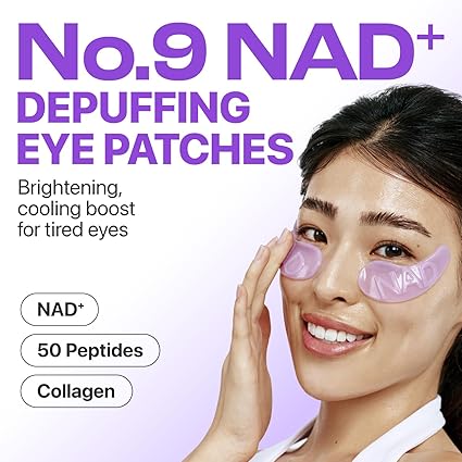 Numbuzin No.9 NAD+ Eye Patches (5 Pairs) – Cooling Hydrogel for Smooth &amp; Refreshed Eyes