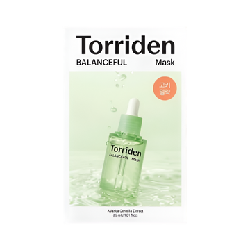 Torriden BALANCEFUL Cica Facial Masks (10 Sheets) – Extra Soothing Korean Sheet Mask