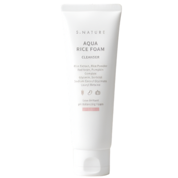 S.NATURE Aqua Rice Foam Cleanser