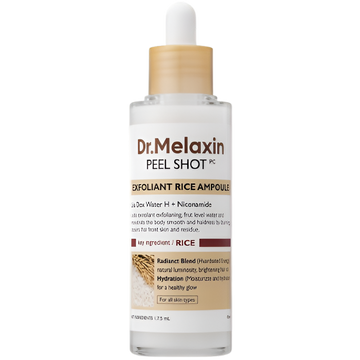 DR MELAXIN – Peel Shot Exfoliant White Rice Ampoule