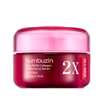 Numbuzin – No.2 Rose PDRN Collagen 2X Plumping Serum