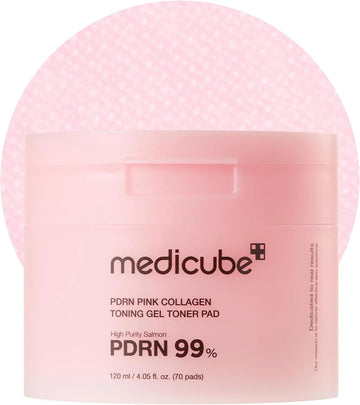 Medicube - PDRN Pink Collagen Toning Gel Toner Pad, 120ml (70pcs)