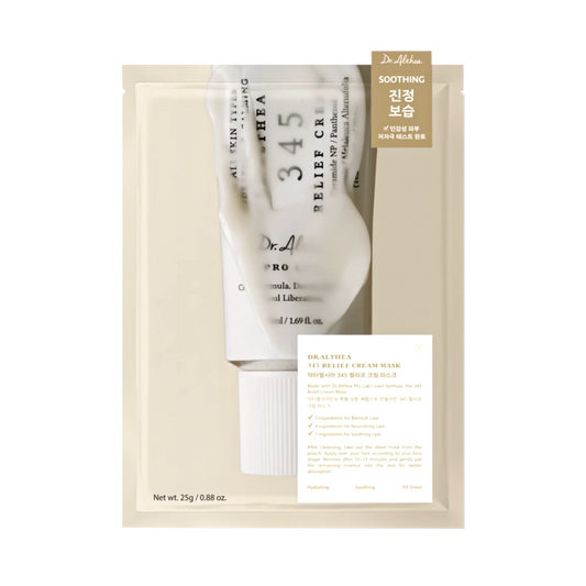 Dr. Althea - 345 Relief Cream Mask Box, 4 sheets