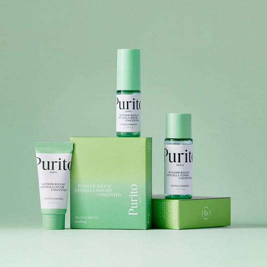 PURITO - Wonder Releaf Centella Mini Kit Unscented, 3 PCs