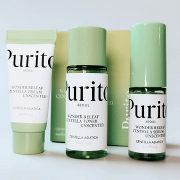PURITO - Wonder Releaf Centella Mini Kit Unscented, 3 PCs