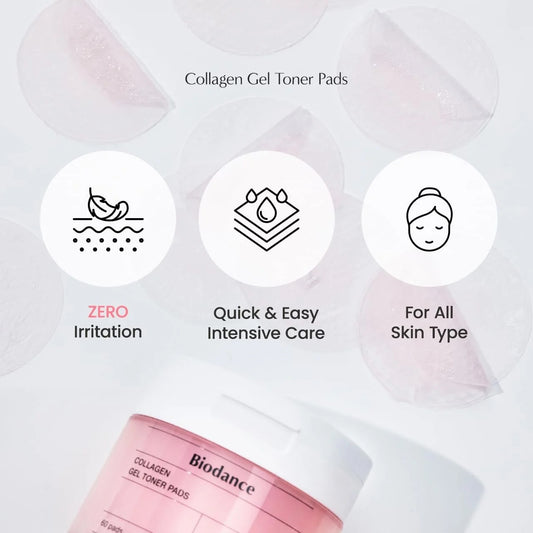 Medicube - PDRN Pink Collagen Toning Gel Toner Pad, 120ml (70pcs)